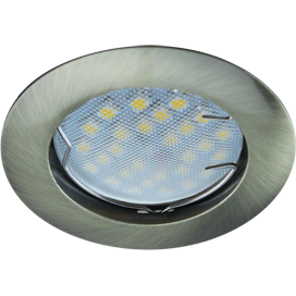 Ecola DL100 MR16 GU5.3 литой Чернёная Бронза