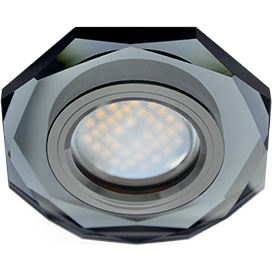 Ecola DL1652 MR16 GU5.3  Чёрный/Чёрный хром