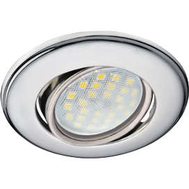 Ecola DH03 MR16 GU5.3 выпукл. Хром