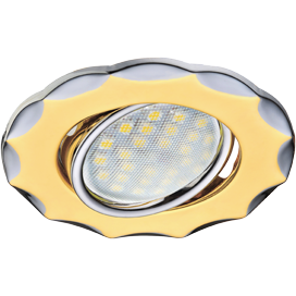 Ecola DH07 MR16 GU5.3 Золото/Хром