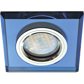 Ecola DL1651 MR16 GU5.3 Голубой/Хром